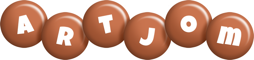 Artjom candy-brown logo