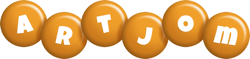 Artjom candy-orange logo