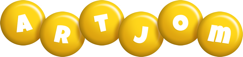 Artjom candy-yellow logo