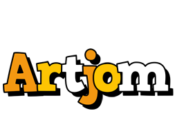 Artjom cartoon logo