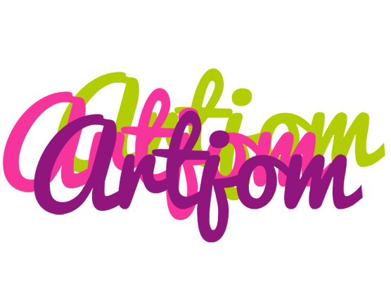 Artjom flowers logo