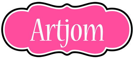 Artjom invitation logo