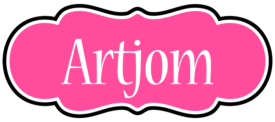 Artjom invitation logo