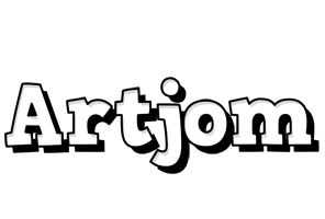 Artjom snowing logo