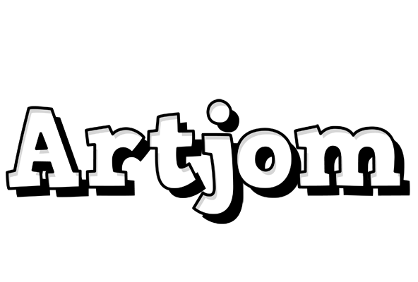 Artjom snowing logo