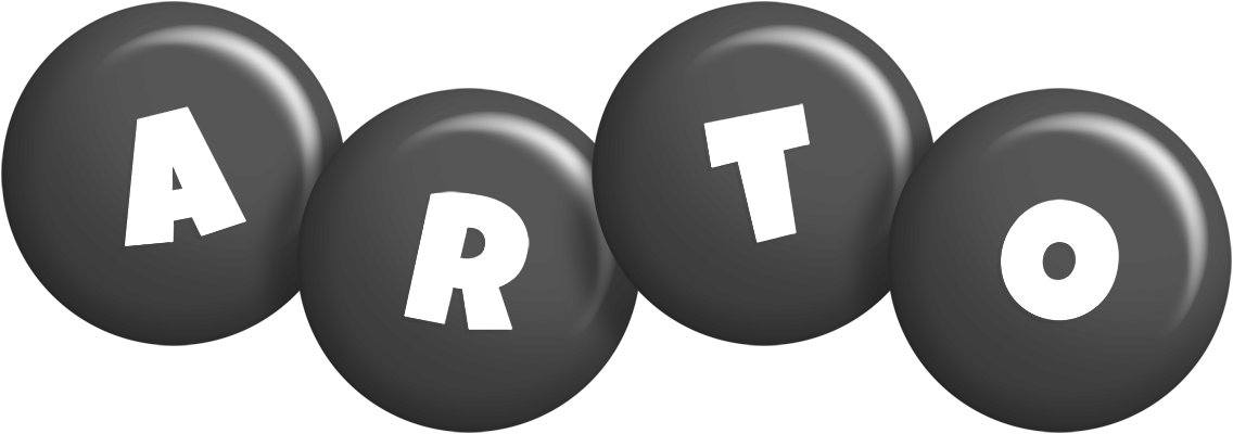 Arto candy-black logo