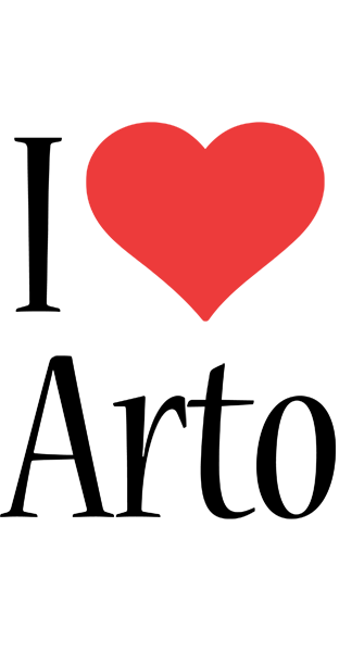 Arto i-love logo