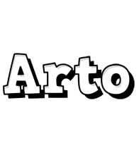 Arto snowing logo