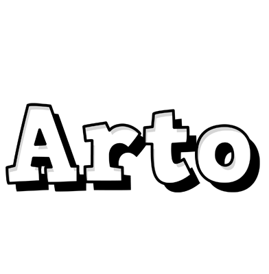 Arto snowing logo
