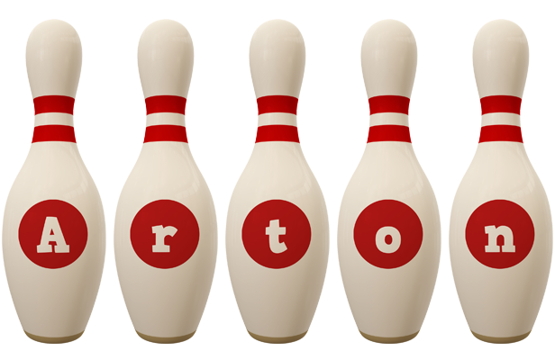 Arton bowling-pin logo