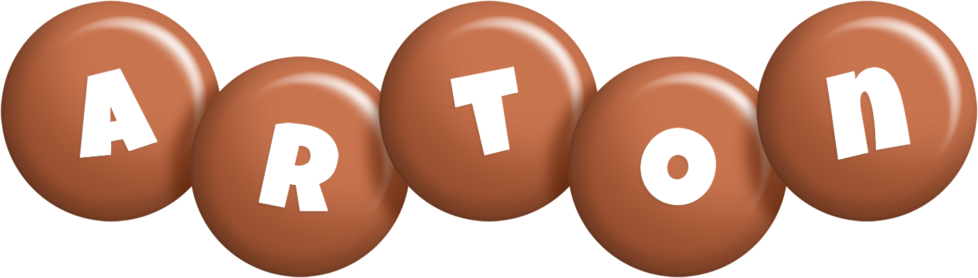 Arton candy-brown logo