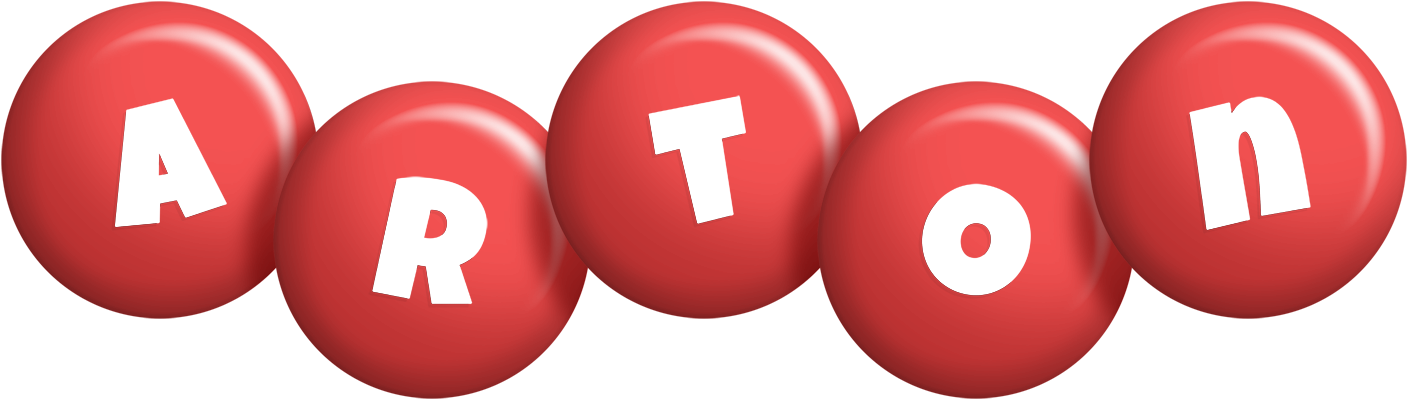 Arton candy-red logo