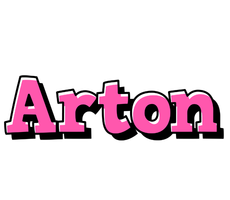 Arton girlish logo