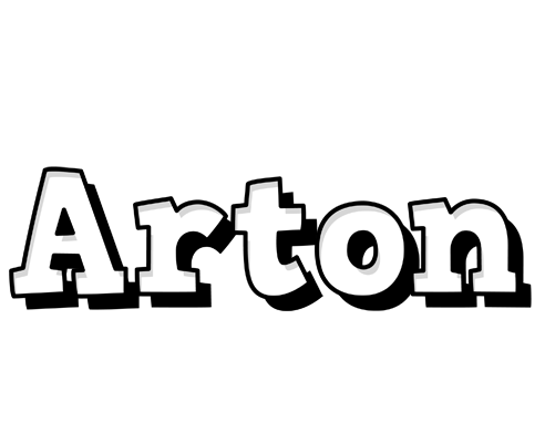 Arton snowing logo