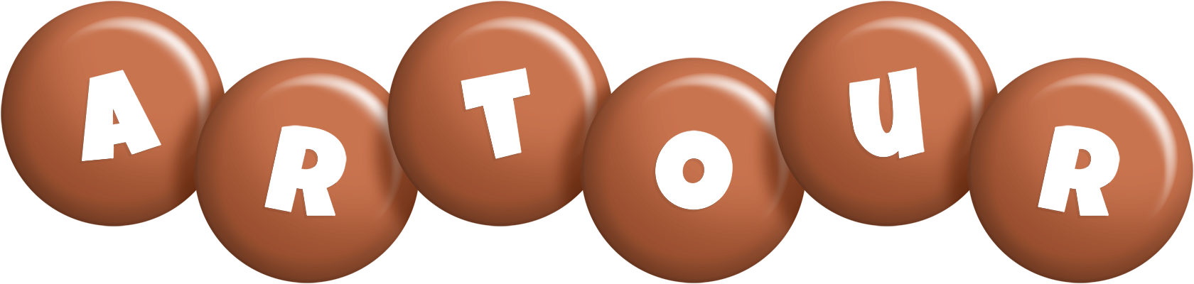 Artour candy-brown logo