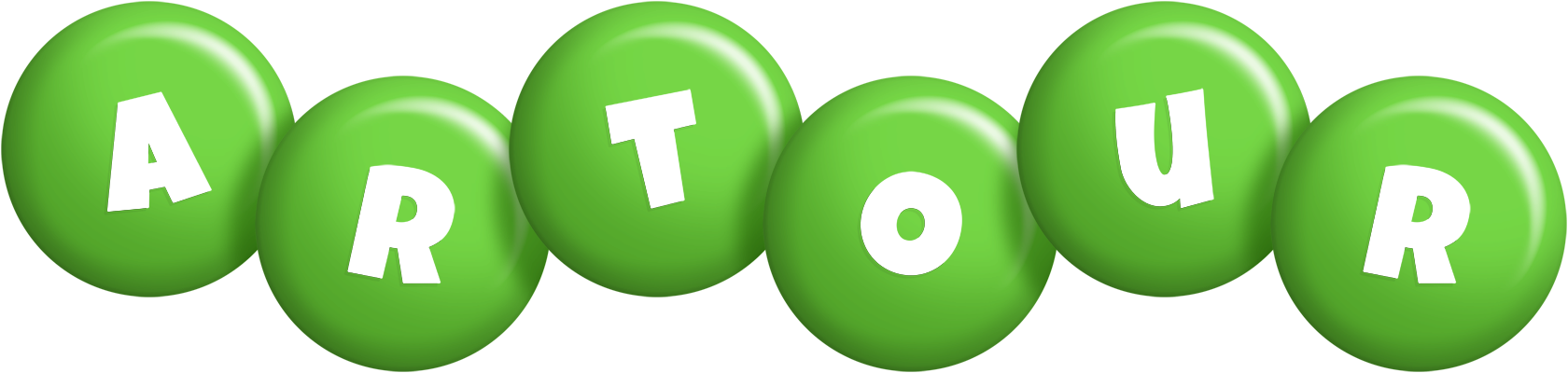 Artour candy-green logo
