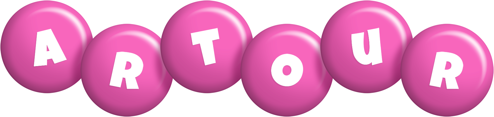 Artour candy-pink logo
