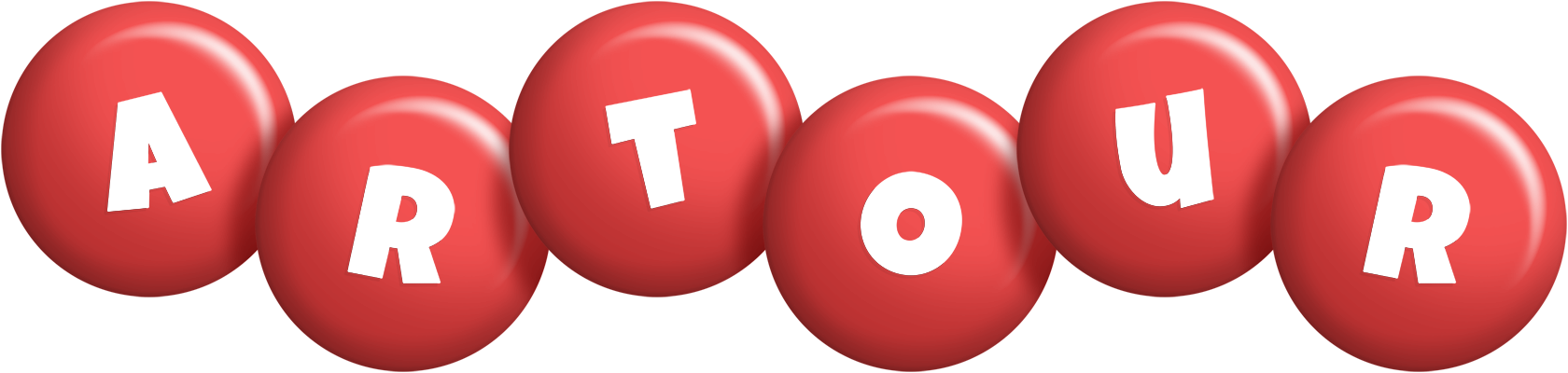 Artour candy-red logo