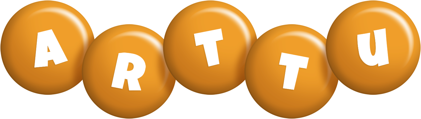 Arttu candy-orange logo