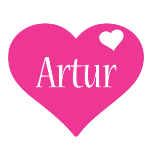 Artur love-heart logo