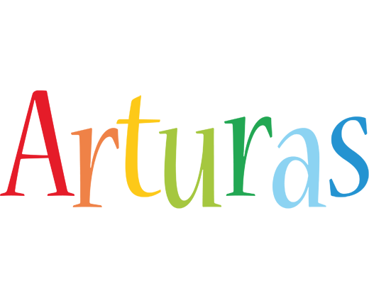 Arturas birthday logo
