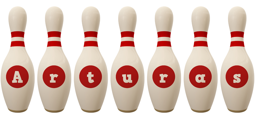 Arturas bowling-pin logo