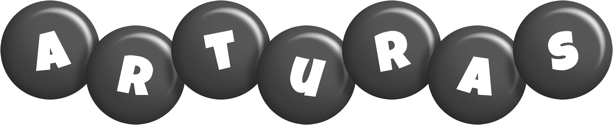 Arturas candy-black logo
