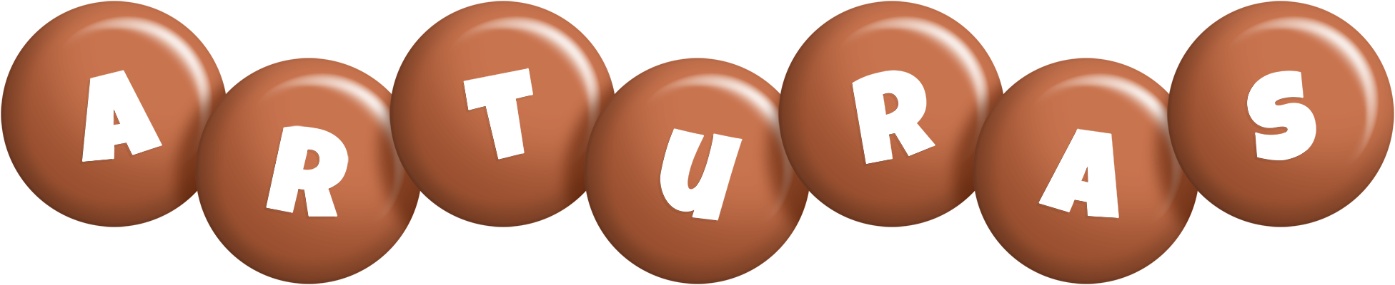 Arturas candy-brown logo