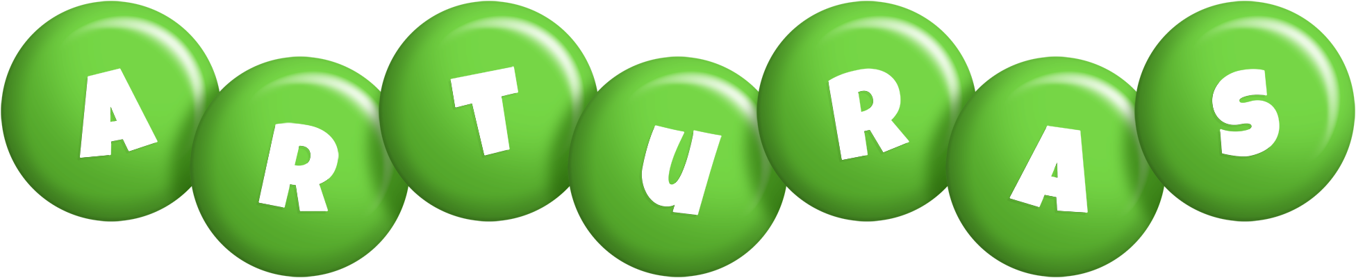 Arturas candy-green logo