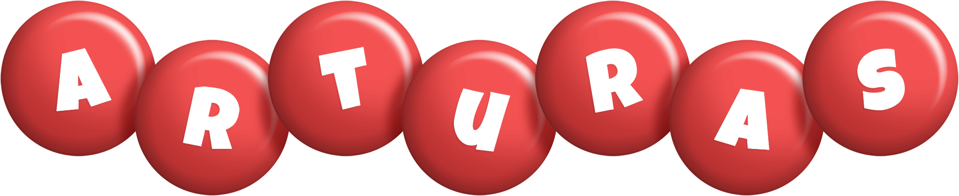 Arturas candy-red logo