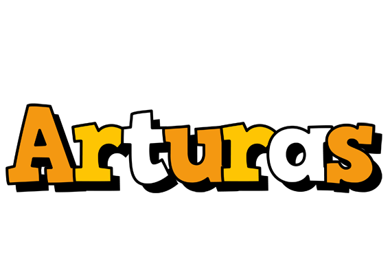 Arturas cartoon logo