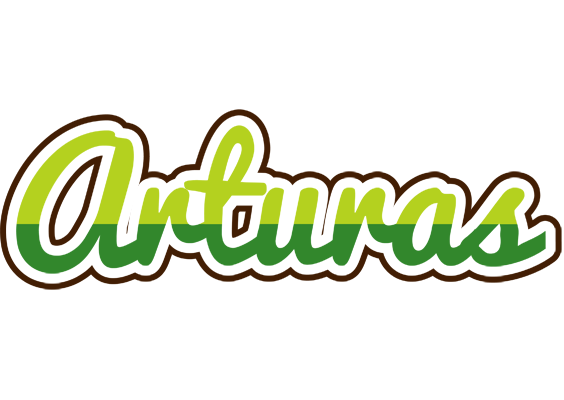 Arturas golfing logo