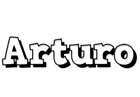 Arturo snowing logo