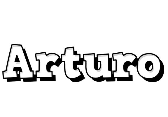 Arturo snowing logo