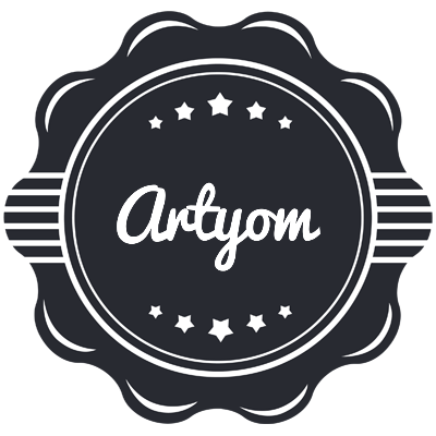 Artyom badge logo