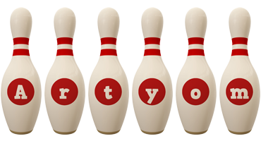 Artyom bowling-pin logo