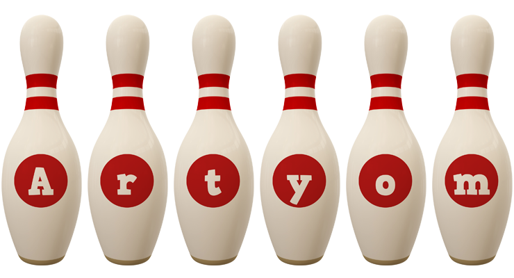 Artyom bowling-pin logo