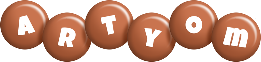 Artyom candy-brown logo