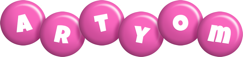 Artyom candy-pink logo