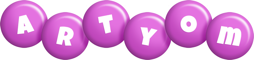 Artyom candy-purple logo