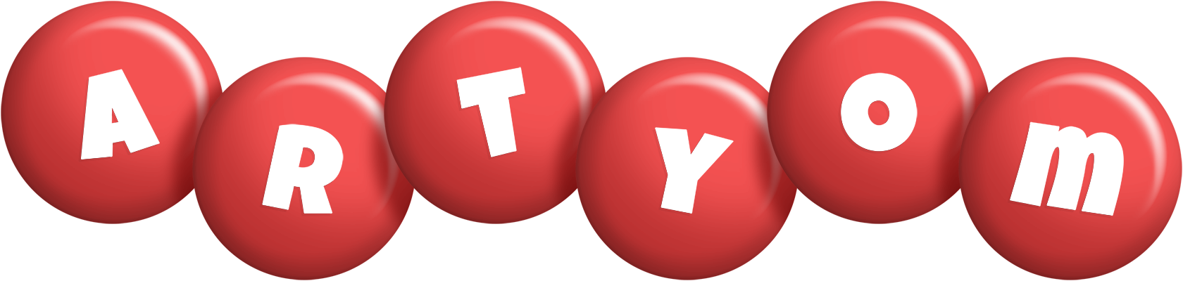 Artyom candy-red logo