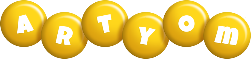 Artyom candy-yellow logo