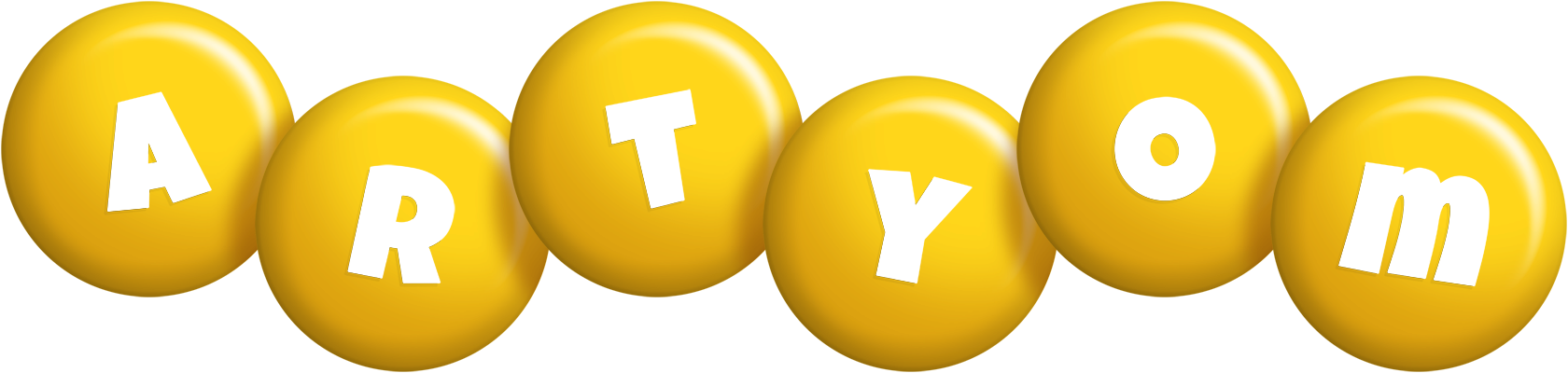 Artyom candy-yellow logo