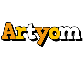 Artyom cartoon logo