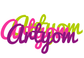 Artyom flowers logo