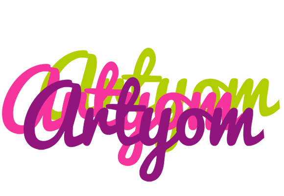 Artyom flowers logo