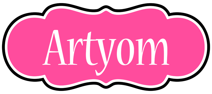 Artyom invitation logo