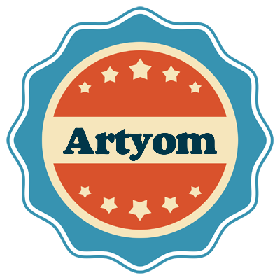 Artyom labels logo