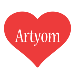 Artyom love logo