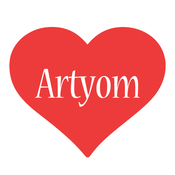 Artyom love logo